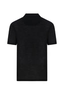 Fiori Siyah Polo Yaka T-shirt