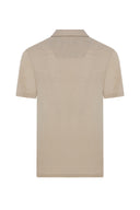 Fiori Bej Polo Yaka T-shirt
