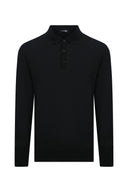 Albino Polo Yaka Uzun Kol Triko