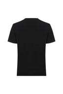 Seta Siyah Bisiklet Yaka T-shirt
