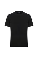 Seta Siyah Bisiklet Yaka T-shirt